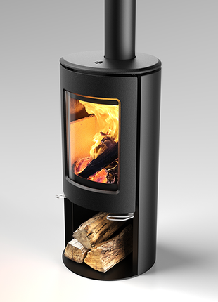 Nectre Form 2 - Heats up to 180m² Wood Heater Nectre