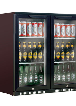Black Fridge, Heller HUB21, 210 litre Bar Fridges Heller
