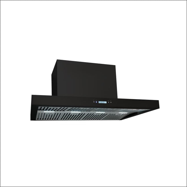 Euro | 120cm Alfresco Canopy Rangehood (Black) Backyard Kitchens Euro