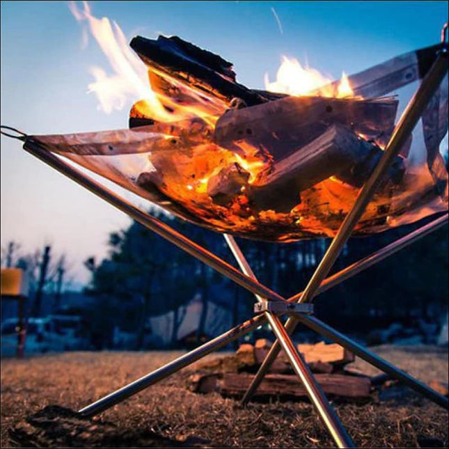 FOLDING FIRE PIT Camping S & D Berg