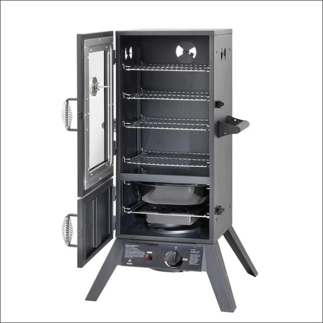 Hark Two Door Gas Smoker BBQ Smokers and Pellet Grills Hark