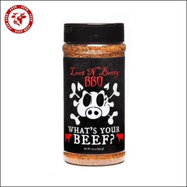 Loot N’ Booty What’s your Beef Rub BBQ Rubs and Sauces Hark