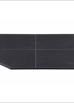 Maxiheat Corner Hearth | Matt Grey Accessories for Heaters Maxiheat