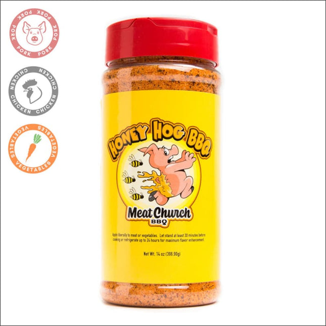 Meat Church Honey Hog BBQ Rubs and Sauces The Que Club