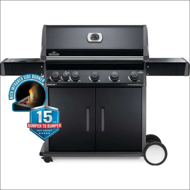 Napoleon Rogue RXT625SIBPK 5 Burner BBQ with Infrared Side Burner Gas Barbecues Napoleon