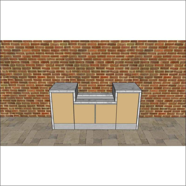 Outdoor Kitchen - Ecco 1, up to 2045mm  Hot Things - Barbecues, Heaters, Outdoor Kitchens