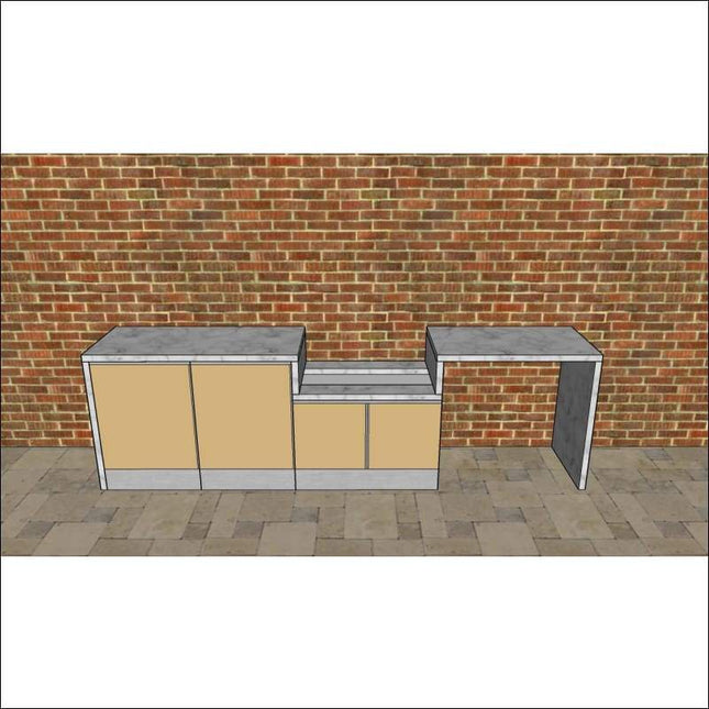 Outdoor Kitchen - Ecco 12, up to 3245mm  Hot Things - Barbecues, Heaters, Outdoor Kitchens