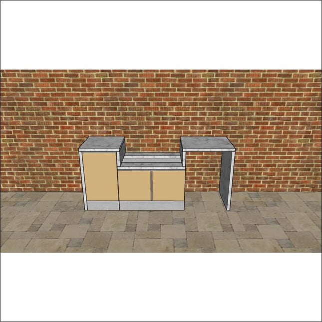 Outdoor Kitchen - Ecco 2, up to 2245mm Hot Things - Barbecues, Heaters, Outdoor Kitchens