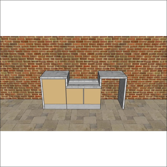 Outdoor Kitchen - Ecco 3, up to 2395mm Hot Things - Barbecues, Heaters, Outdoor Kitchens