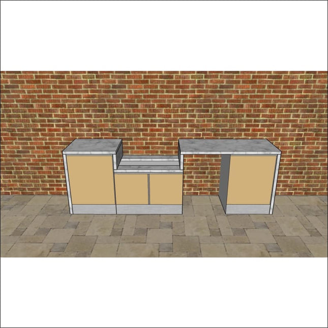 Outdoor Kitchen - Ecco 5, up to 2945mm  Hot Things - Barbecues, Heaters, Outdoor Kitchens