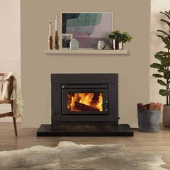 Insert and build-in slow combustion Wood Heaters for home | Inbuilt Fireplaces