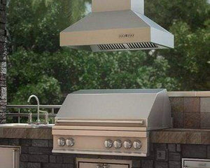BBQ range hoods for alfresco outdoor kitchens.