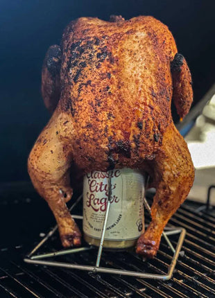 Beer Can Chicken Roaster Accessories for Barbeques Big Green Egg - BGE   
