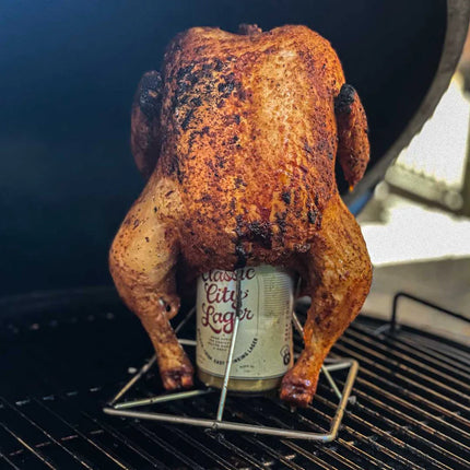 Beer Can Chicken Roaster Accessories for Barbeques Big Green Egg - BGE   