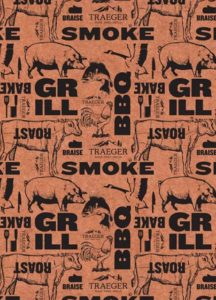 TRAEGER PINK BBQ BUTCHER PAPER ROLL Accessories for Barbeques Traeger