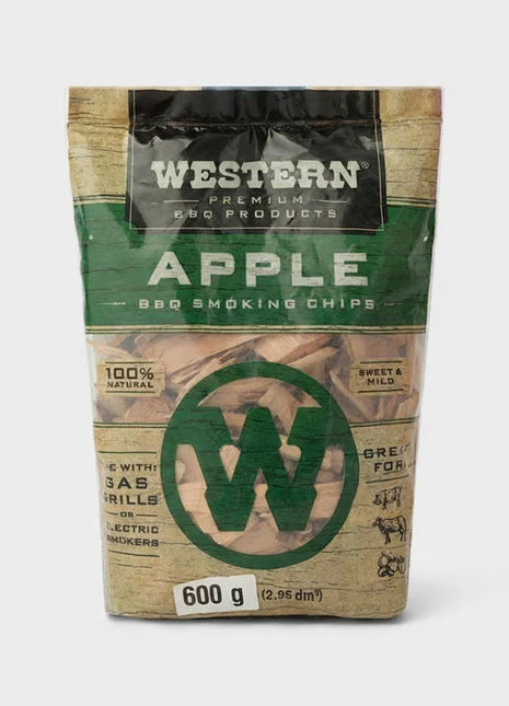 Smoking Chips - Apple - 600g bag Barbecue Fuel Hark