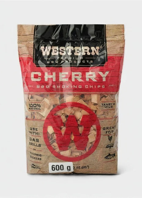 Smoking Chips - Cherry - 600g bag Barbecue Fuel Hark