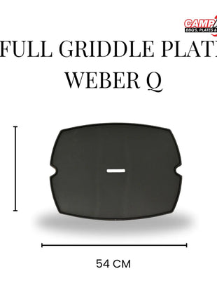 Full Cast Iron Griddle Plate for Weber® Q