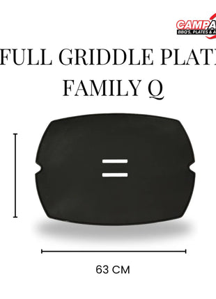 Full Cast Iron Griddle Plate for Weber® Family Q