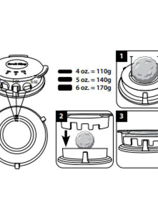 DELUXE BURGER PRESS Accessories for Barbeques Broil King