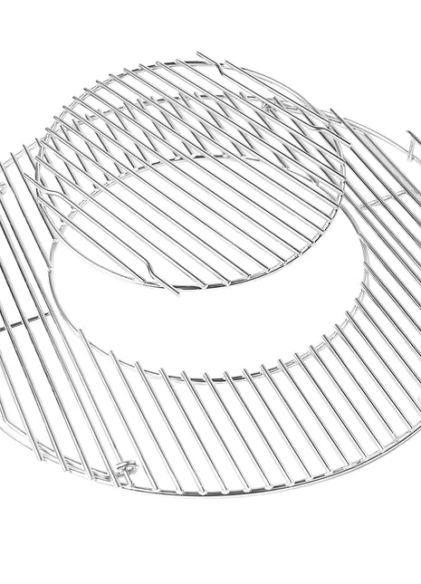 Kettle 22" Steel Cooking Grate with removable insert Accessories for Barbeques Campaquip