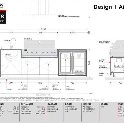 Euro Amici Outdoor Kitchen Outdoor Kitchen Euro