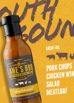 Lanes BBQ Southbound Sauce (Carolina Mustard) BBQ Rubs and Sauces Lane's BBQ   
