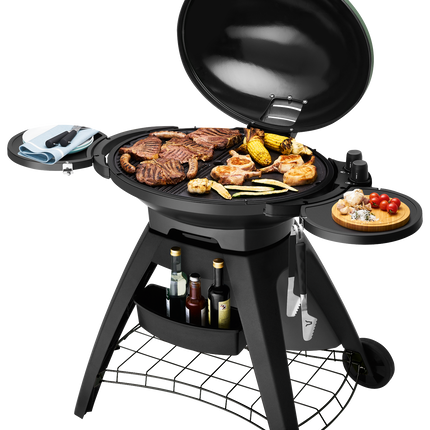 Beefeater BIGG BUGG Eucalyptus Green Mobile BBQ with Stand
