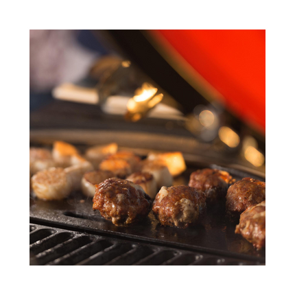 Kamado Joe Half Moon Cast Iron Reversible Griddle Accessories for Barbeques Kamado Joe