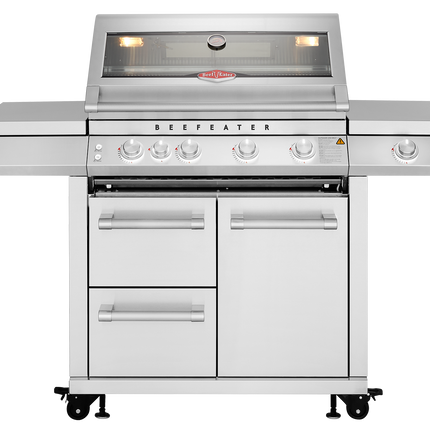BeefEater 7000 Premium 4-Burner BBQ + Side Burner Gas Barbecues BeefEater Barbecues