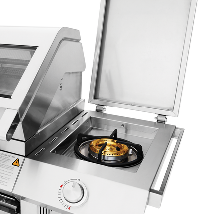 BeefEater 7000 Premium 4-Burner BBQ + Side Burner Gas Barbecues BeefEater Barbecues