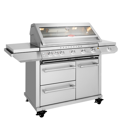 BeefEater 7000 Premium 5-Burner BBQ + Side Burner Gas Barbecues BeefEater Barbecues   