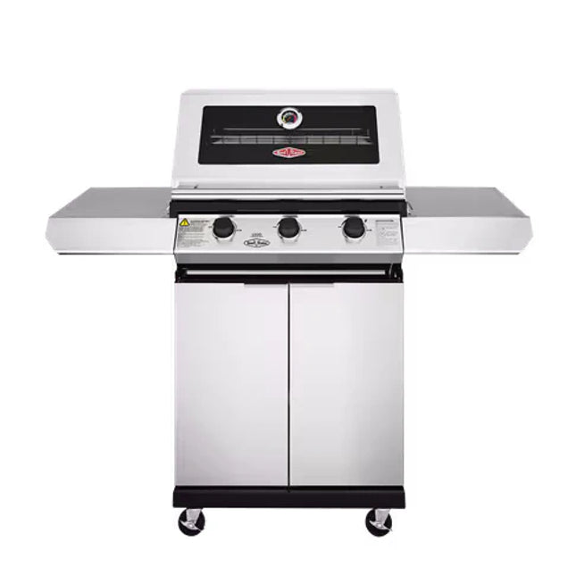 Beefeater 1200 Series Stainless Steel 3 Burner BBQ with Trolley