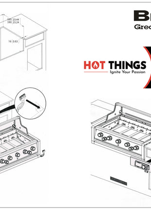 Broil King Imperial QS 590 BI (695783AU) Inbuilt Barbecues Broil King