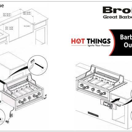 Broil King Imperial QS 590 BI (695783AU) Inbuilt Barbecues Broil King