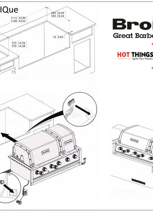 Broil King Imperial QS 690 BI (696783AU) Inbuilt Barbecues Broil King