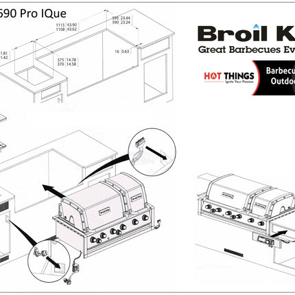 Broil King Imperial QS 690 BI (696783AU) Inbuilt Barbecues Broil King