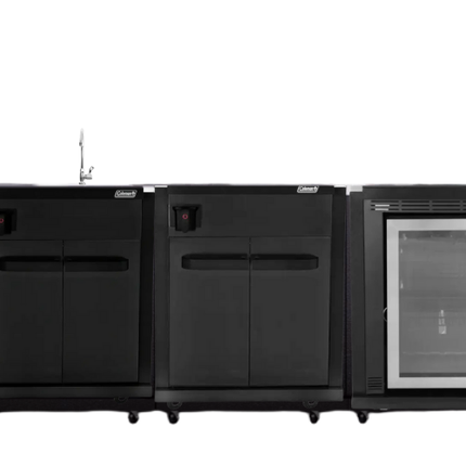 Coleman Revolution 4 Burner Kitchen with Sink, Cupboard & Fridge