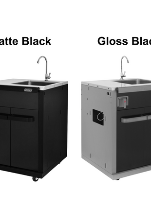 Coleman Revolution 4 Burner BBQ Kitchen w/ fridge & sink Backyard Kitchens Coleman   