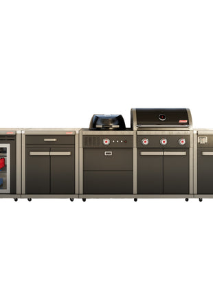 Coleman Revolution Dual Fuel Kitchen w/ fridge & sink Backyard Kitchens Coleman   