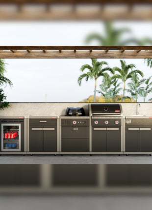 Coleman Revolution Dual Fuel Kitchen w/ fridge & sink Backyard Kitchens Coleman   