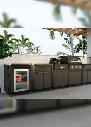 Coleman Revolution Dual Fuel Kitchen w/ fridge & sink Backyard Kitchens Coleman   