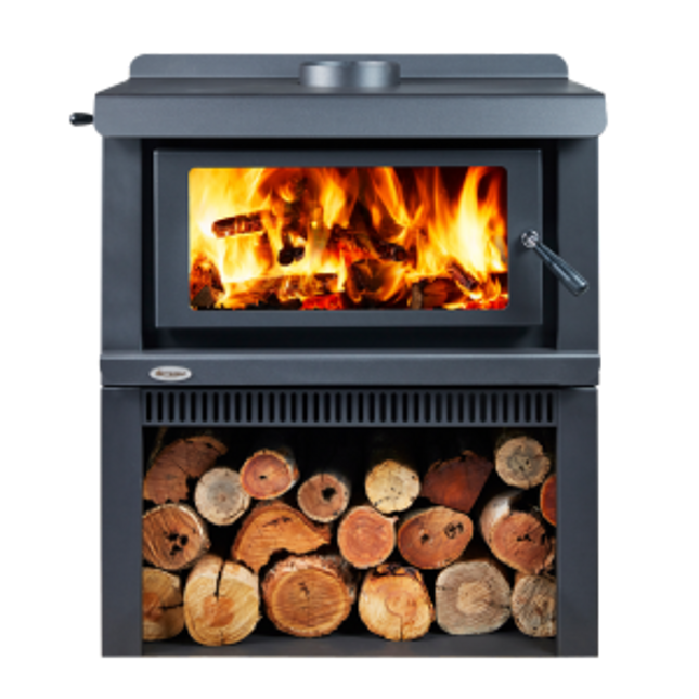 Jarrahdale Clydesdale Woodstacker - Heats up to 350m² Wood Heater Jarrahdale