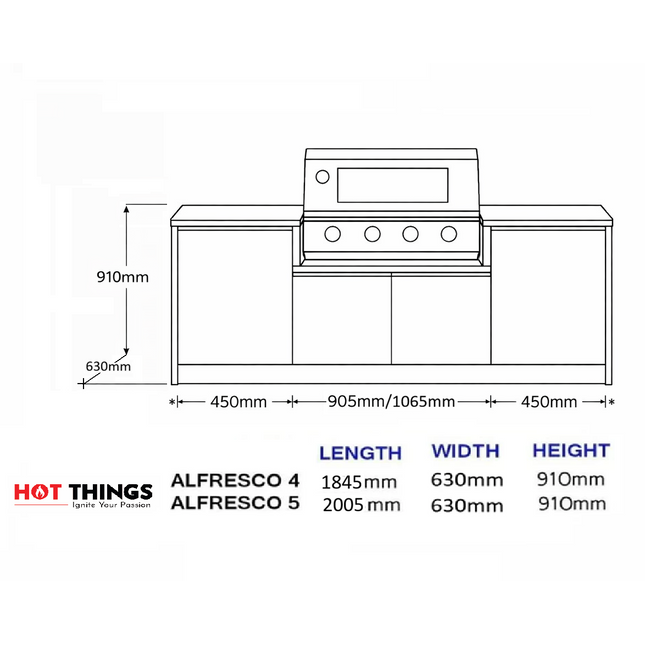 Outdoor Kitchen - Ecco 1, up to 2045mm