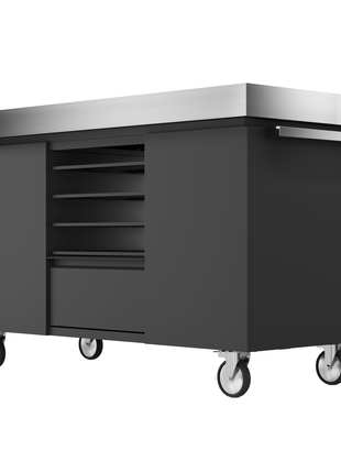 Pizza Station - Black Outdoor Kitchen Everdure