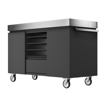 Pizza Station - Black Outdoor Kitchen Everdure
