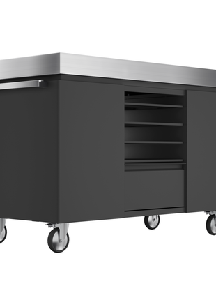 Pizza Station - Black Outdoor Kitchen Everdure