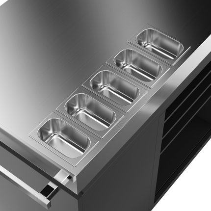 Pizza Station - Black Outdoor Kitchen Everdure