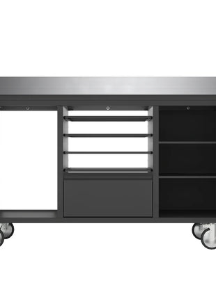 Pizza Station - Black Outdoor Kitchen Everdure
