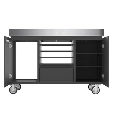 Pizza Station - Black Outdoor Kitchen Everdure